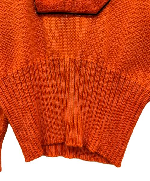 nelson knitting mills（ネルソンニットミルズ）nelson knitting mills (ネルソンニットミルズ) レタードニットセーター オレンジ サイズ:-の古着・服飾アイテム
