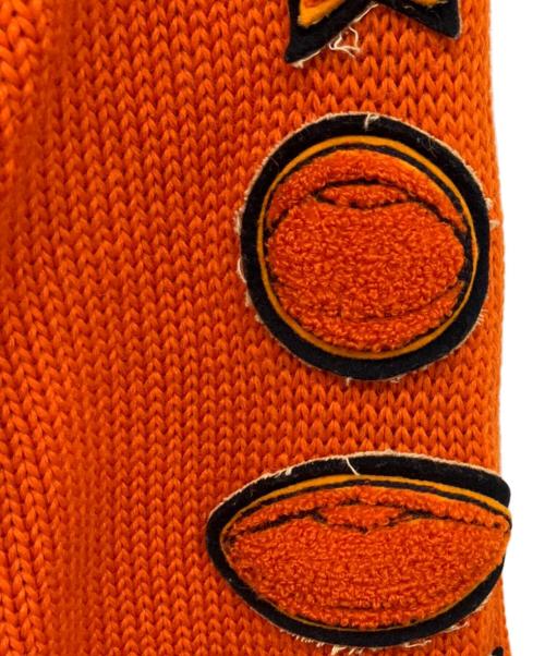 nelson knitting mills（ネルソンニットミルズ）nelson knitting mills (ネルソンニットミルズ) レタードニットセーター オレンジ サイズ:-の古着・服飾アイテム