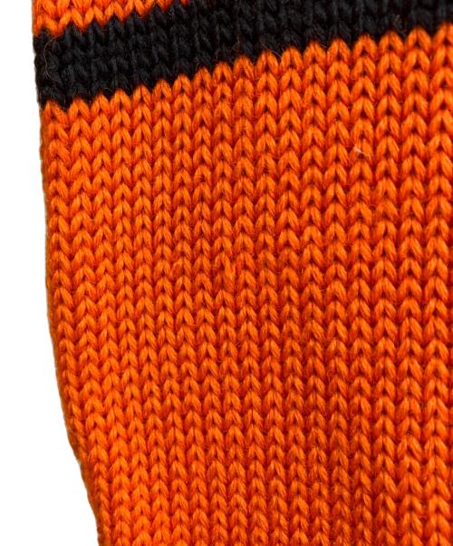 nelson knitting mills（ネルソンニットミルズ）nelson knitting mills (ネルソンニットミルズ) レタードニットセーター オレンジ サイズ:-の古着・服飾アイテム