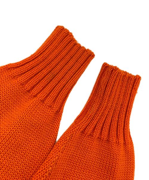 nelson knitting mills（ネルソンニットミルズ）nelson knitting mills (ネルソンニットミルズ) レタードニットセーター オレンジ サイズ:-の古着・服飾アイテム