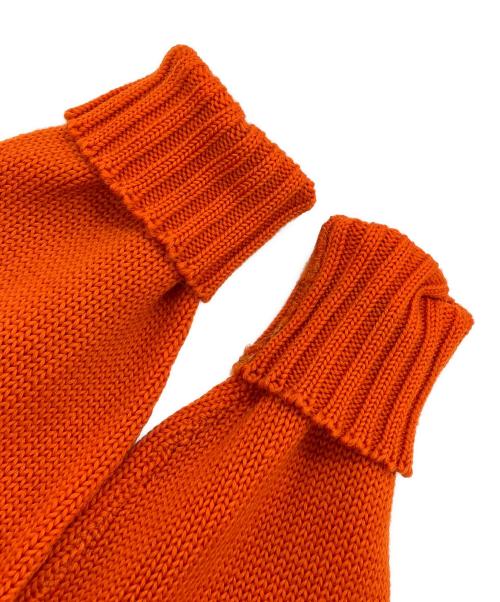nelson knitting mills（ネルソンニットミルズ）nelson knitting mills (ネルソンニットミルズ) レタードニットセーター オレンジ サイズ:-の古着・服飾アイテム