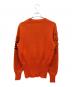 nelson knitting mills (ネルソンニットミルズ) レタードニットセーター オレンジ サイズ:-：7000円