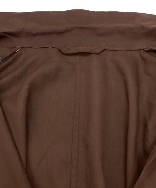 Spick and Span（スピック＆スパン）Spick and Span (スピック＆スパン) シアーコットンツイルルーズジャケット ブラウン サイズ:freeの古着・服飾アイテム
