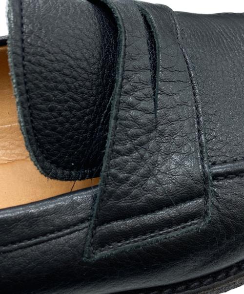 EDIFICE（エディフィス）EDIFICE (エディフィス) HIROSHI TSUBOUCHI (ヒロシツボウチ) コインローファー ブラック サイズ:9の古着・服飾アイテム