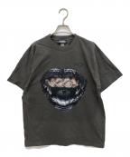 xg×GR8エックスジー×グレイト）の古着「Pigment Dyed Crew Neck Tee」｜ブラック