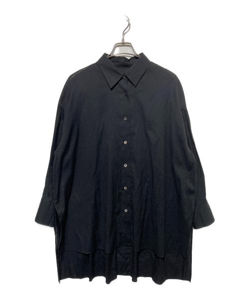 LE PHIL（ル フィル）LE PHIL (ル フィル) トリアセオーガンジーシャツ ブラック サイズ:FREEの古着・服飾アイテム