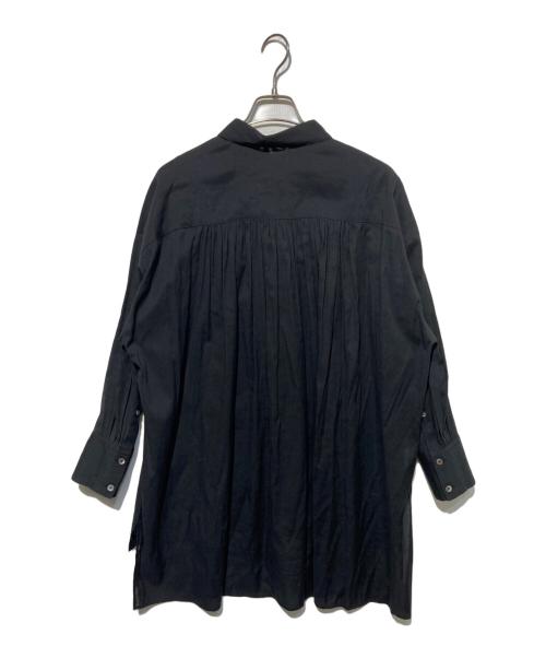 LE PHIL（ル フィル）LE PHIL (ル フィル) トリアセオーガンジーシャツ ブラック サイズ:FREEの古着・服飾アイテム