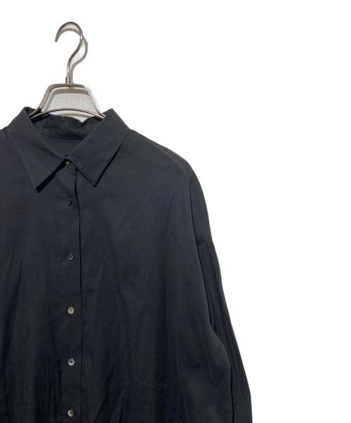 LE PHIL（ル フィル）LE PHIL (ル フィル) トリアセオーガンジーシャツ ブラック サイズ:FREEの古着・服飾アイテム