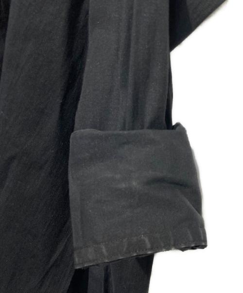 LE PHIL（ル フィル）LE PHIL (ル フィル) トリアセオーガンジーシャツ ブラック サイズ:FREEの古着・服飾アイテム