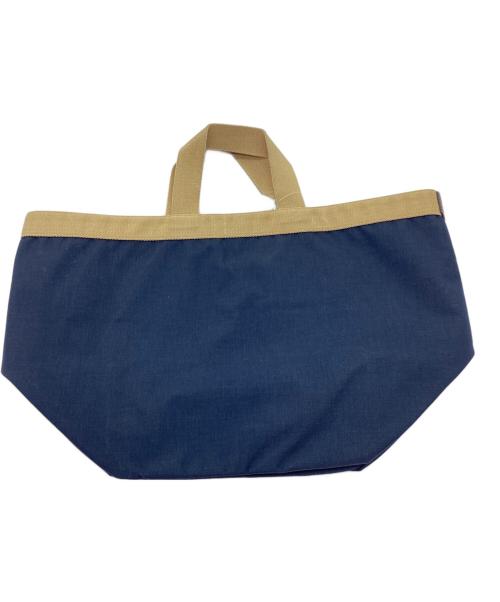 Herve Chapelier（エルベシャプリエ）Herve Chapelier (エルベシャプリエ) コーデュラ舟形トートバッグ ネイビー×ゴールドの古着・服飾アイテム