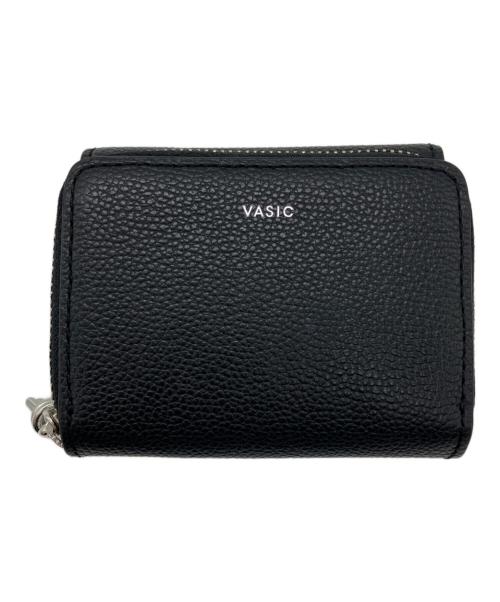 VASIC（ヴァジック）VASIC (ヴァジック) ROUND MINI MINI ウォレット ブラックの古着・服飾アイテム