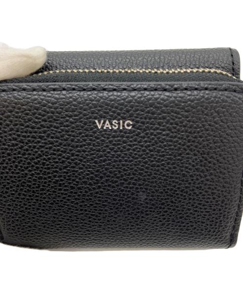 VASIC（ヴァジック）VASIC (ヴァジック) ROUND MINI MINI ウォレット ブラックの古着・服飾アイテム