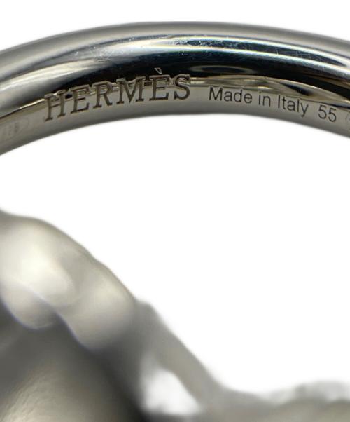 HERMES（エルメス）HERMES (エルメス) CROISETTE シルバー サイズ:55(14.5号)の古着・服飾アイテム