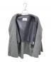 中古・古着 BALLSEY (ボールジィ) プレミアムウールリバー オープンカラーショートコート グレー サイズ:36：23000円