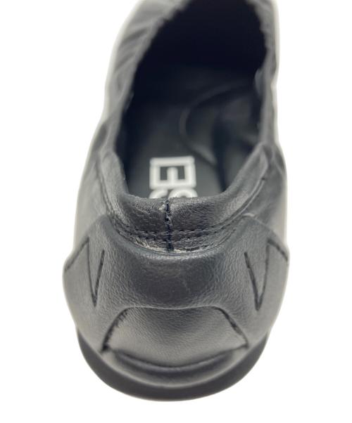 SHISEI（シセイ）SHISEI (シセイ) GATHER BALLET ブラック サイズ:36 1/2の古着・服飾アイテム