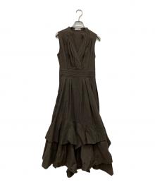 L'Or（ロル）の古着「Volume Shirt Dress」｜ブラウン