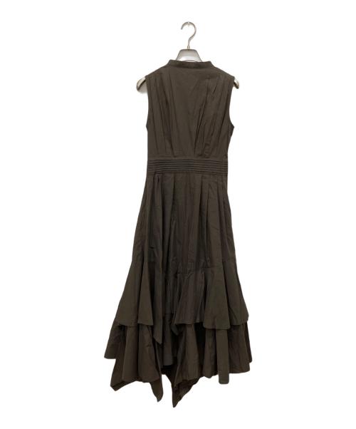 L'Or（ロル）L'Or (ロル) Volume Shirt Dress ブラウン サイズ:Sの古着・服飾アイテム