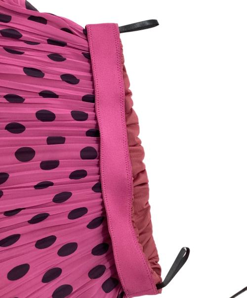 ANAYI（アナイ）ANAYI (アナイ) ポルカドットプリーツ スカート パープル サイズ:36の古着・服飾アイテム