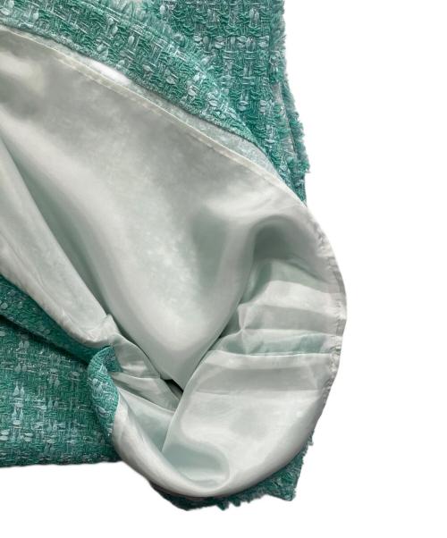 BALLSEY（ボールジィ）BALLSEY (ボールジィ) Jade vine Vネックワンピース グリーン サイズ:36の古着・服飾アイテム