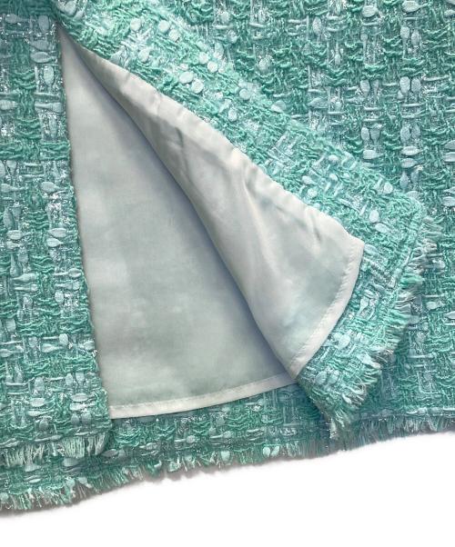 BALLSEY（ボールジィ）BALLSEY (ボールジィ) Jade vine Vネックワンピース グリーン サイズ:36の古着・服飾アイテム