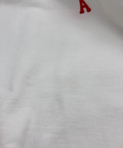 AMI Alexandre Mattiussi（アミアレクサンドルマテュッシ）AMI Alexandre Mattiussi (アミアレクサンドルマテュッシ) ハートロゴ刺繍スウェット ホワイト サイズ:XSの古着・服飾アイテム
