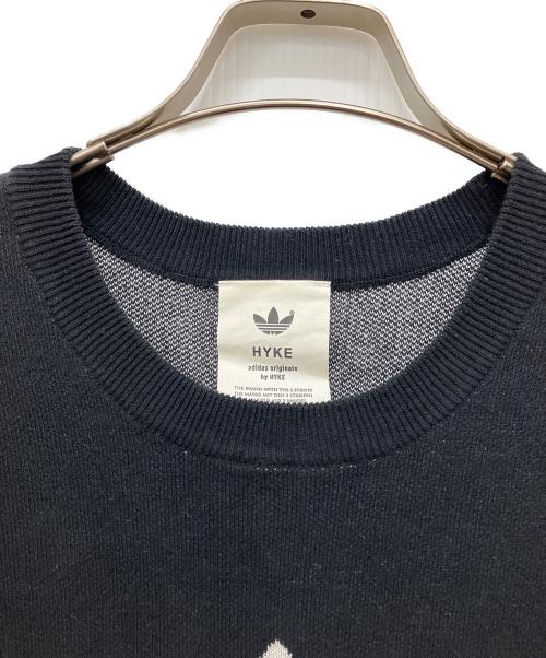 adidas（アディダス）adidas (アディダス) HYKE (ハイク) 半袖サマーニット ブラック サイズ:Mの古着・服飾アイテム