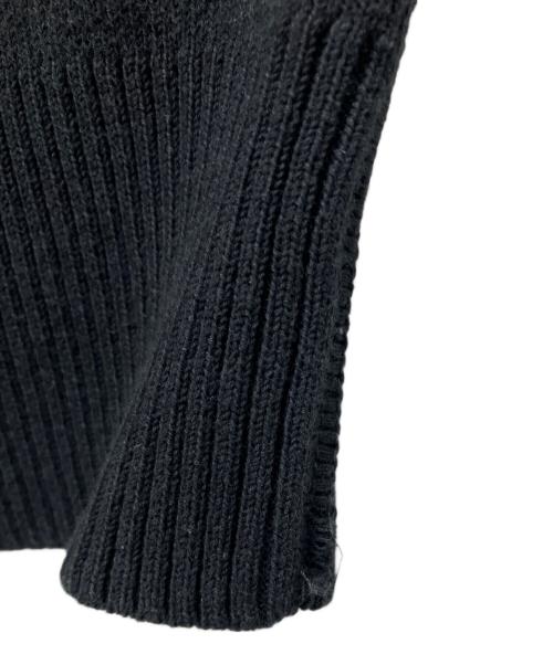 adidas（アディダス）adidas (アディダス) HYKE (ハイク) 半袖サマーニット ブラック サイズ:Mの古着・服飾アイテム