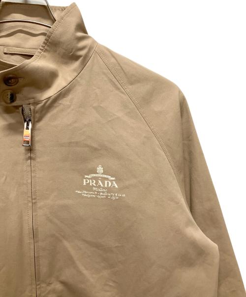 PRADA（プラダ）PRADA (プラダ) Cotton blend jacket(コットンブレンドジャケット) サンドベージュ サイズ:52の古着・服飾アイテム