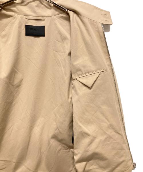PRADA（プラダ）PRADA (プラダ) Cotton blend jacket(コットンブレンドジャケット) サンドベージュ サイズ:52の古着・服飾アイテム