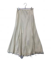 Rouge vif（ルージュヴィフ）の古着「バイヤスロングスカート」｜ベージュ