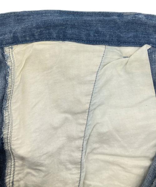 nestrobe confect（ネストローブ コンフェクト）nestrobe confect (ネストローブ コンフェクト) リネンデニムバギーパンツ インディゴ サイズ:4の古着・服飾アイテム