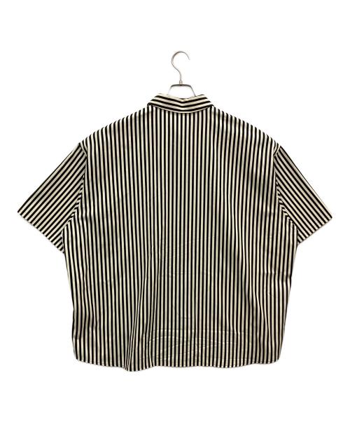 RAFNIST（ラフ二スト）RAFNIST (ラフ二スト) SHIRT “ THE SUN ” / BLACK STRIPE アイボリー×ブラック サイズ:FREEの古着・服飾アイテム