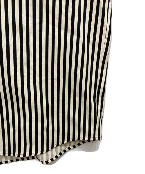 RAFNIST（ラフ二スト）RAFNIST (ラフ二スト) SHIRT “ THE SUN ” / BLACK STRIPE アイボリー×ブラック サイズ:FREEの古着・服飾アイテム