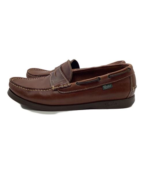 PARABOOT（パラブーツ）PARABOOT (パラブーツ) BEAMS (ビームス) コインローファー ブラウン サイズ:7の古着・服飾アイテム