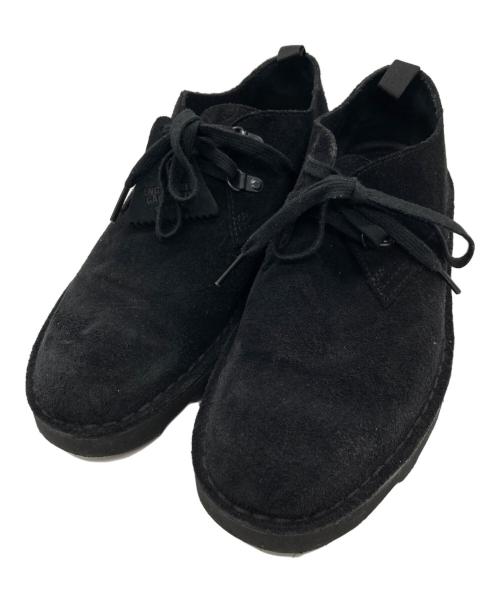 CLARKS（クラークス）CLARKS (クラークス) Engineered Garments (エンジニアドガーメンツ) Desert Khan ブラック サイズ:25.5の古着・服飾アイテム