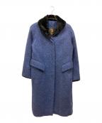 YUKIKO HANAIユキコハナイ）の古着「ロングコート」｜ブルー