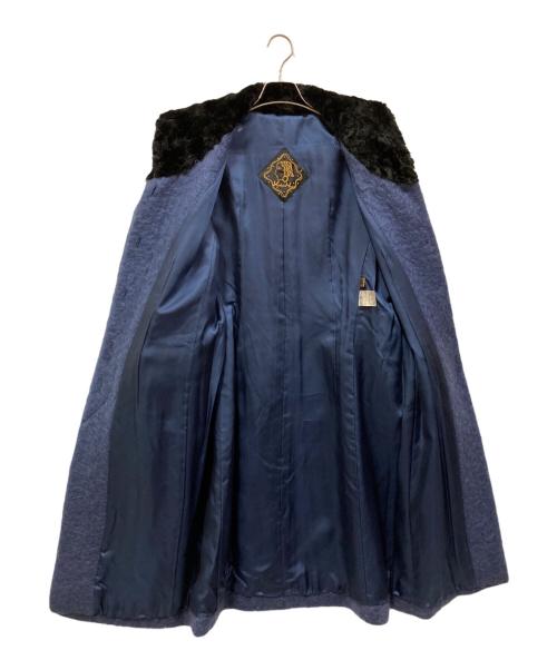 YUKIKO HANAI（ユキコハナイ）YUKIKO HANAI (ユキコハナイ) ロングコート ブルー サイズ:SIZE 10の古着・服飾アイテム