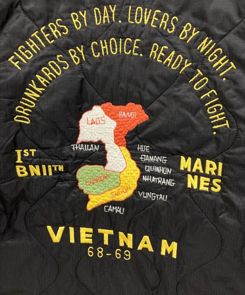 Pherrow's（フェローズ）Pherrow's (フェローズ) キルティング スーベニアジャケット ブラック サイズ:38の古着・服飾アイテム