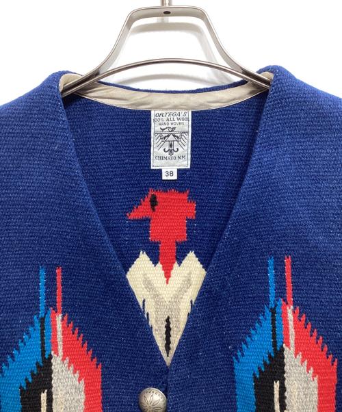 ORTEGA's（オルテガ）ORTEGA's (オルテガ) サンダーバードチマヨベスト ネイビー サイズ:38の古着・服飾アイテム