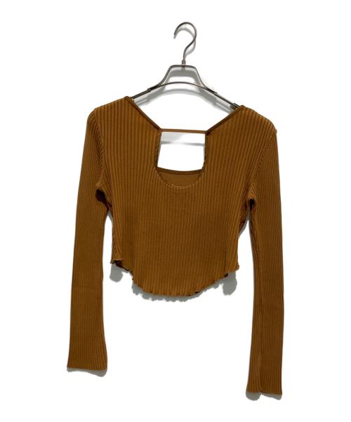 FETICO（フェティコ）FETICO (フェティコ) Ribbed Bustier Top キャメル サイズ:2の古着・服飾アイテム
