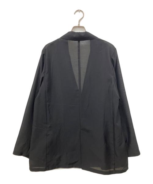 JOURNAL STANDARD relume（ジャーナルスタンダード レリューム）JOURNAL STANDARD relume (ジャーナルスタンダード レリューム) シングルシアージャケット ブラック サイズ:Freeの古着・服飾アイテム