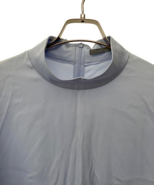 theory luxe（セオリーリュクス）theory luxe (セオリーリュクス) サテンブラウス ブルー サイズ:38の古着・服飾アイテム