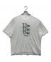 blurhms ROOTSTOCK（ブラームスルーツストック）の古着「The Genre The Print Tee WIDE」｜ホワイト×ブラック