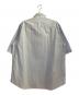 AURALEE (オーラリー) SUVIN HIGH COUNT CLOTH STRIPE HALF SLEEVED SHIRT スカイブルー サイズ:3：28000円