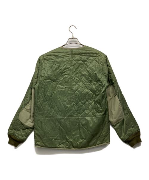 ALPHA（アルファ）ALPHA (アルファ) キルティングジャケット グリーン サイズ:Mの古着・服飾アイテム