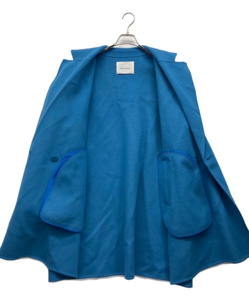 Mila Owen（ミラオーウェン）Mila Owen (ミラオーウェン) ワイドシルエットダブルブレストコート ブルー サイズ:ONE SIZEの古着・服飾アイテム