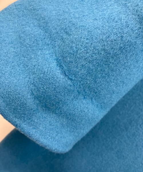 Mila Owen（ミラオーウェン）Mila Owen (ミラオーウェン) ワイドシルエットダブルブレストコート ブルー サイズ:ONE SIZEの古着・服飾アイテム