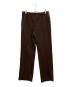 OPENING ACT（オープニングアクト）の古着「サイドデザインナローストレートトラックパンツ」｜ブラウン
