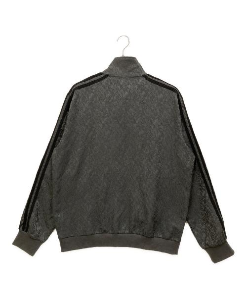 OPENING act（オープニングアクト）OPENING ACT (オープニングアクト) 総柄ジャガードハイネックトラックジャケット グレー サイズ:SIZE Lの古着・服飾アイテム
