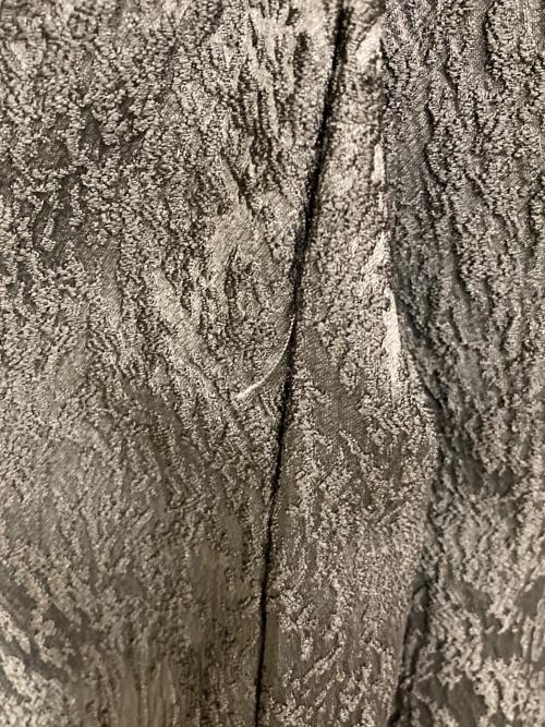 OPENING act（オープニングアクト）OPENING ACT (オープニングアクト) 総柄ジャガードハイネックトラックジャケット グレー サイズ:SIZE Lの古着・服飾アイテム